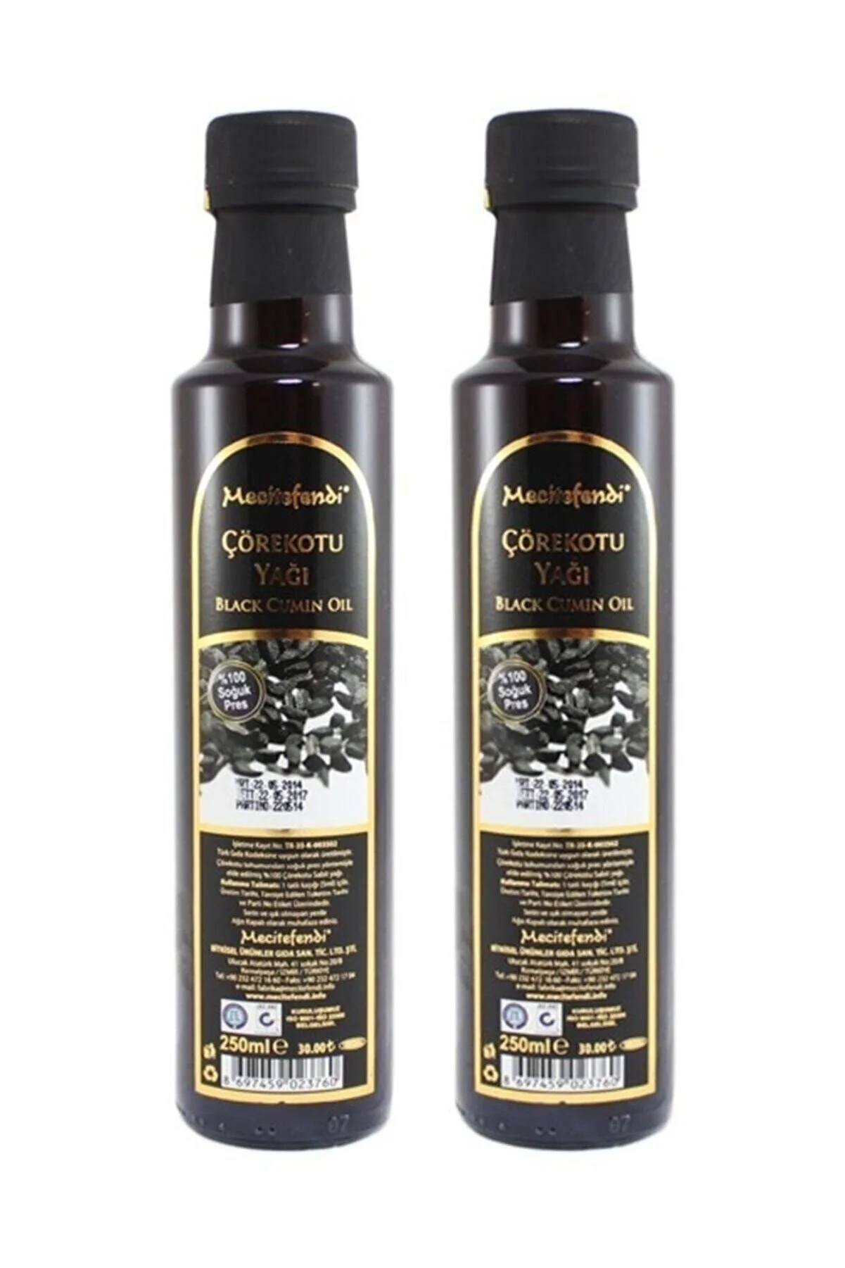 Mecitefendi 2 Adet Çörekotu Yağı 250 Ml