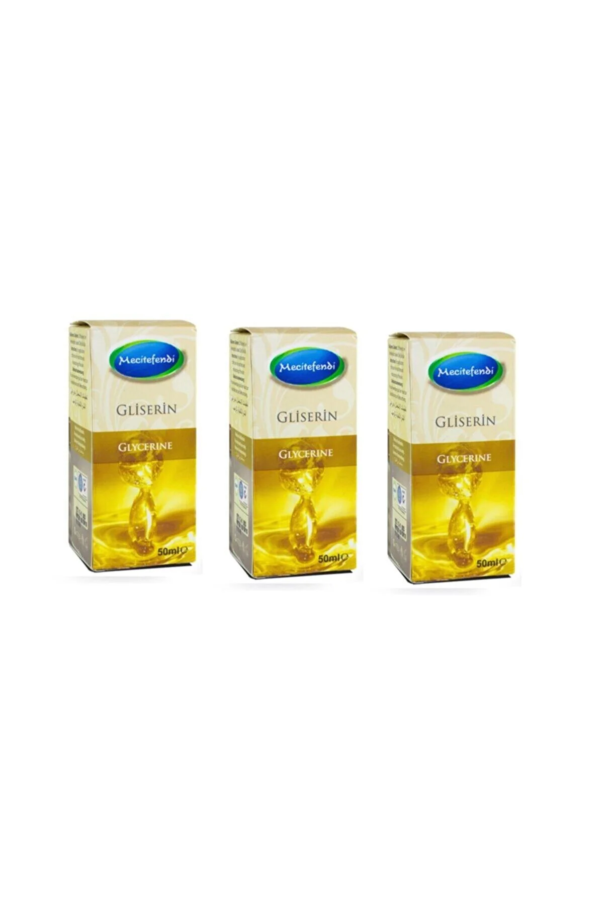 Mecitefendi 3 Adet Gliserin 3x50 ml