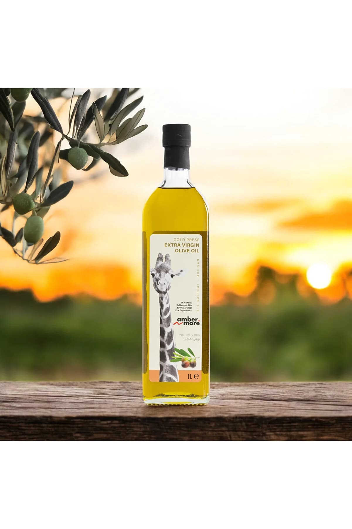 AMBERNMORE Naturel Sızma Zeytinyağı -Soğuk Sıkım 1 L