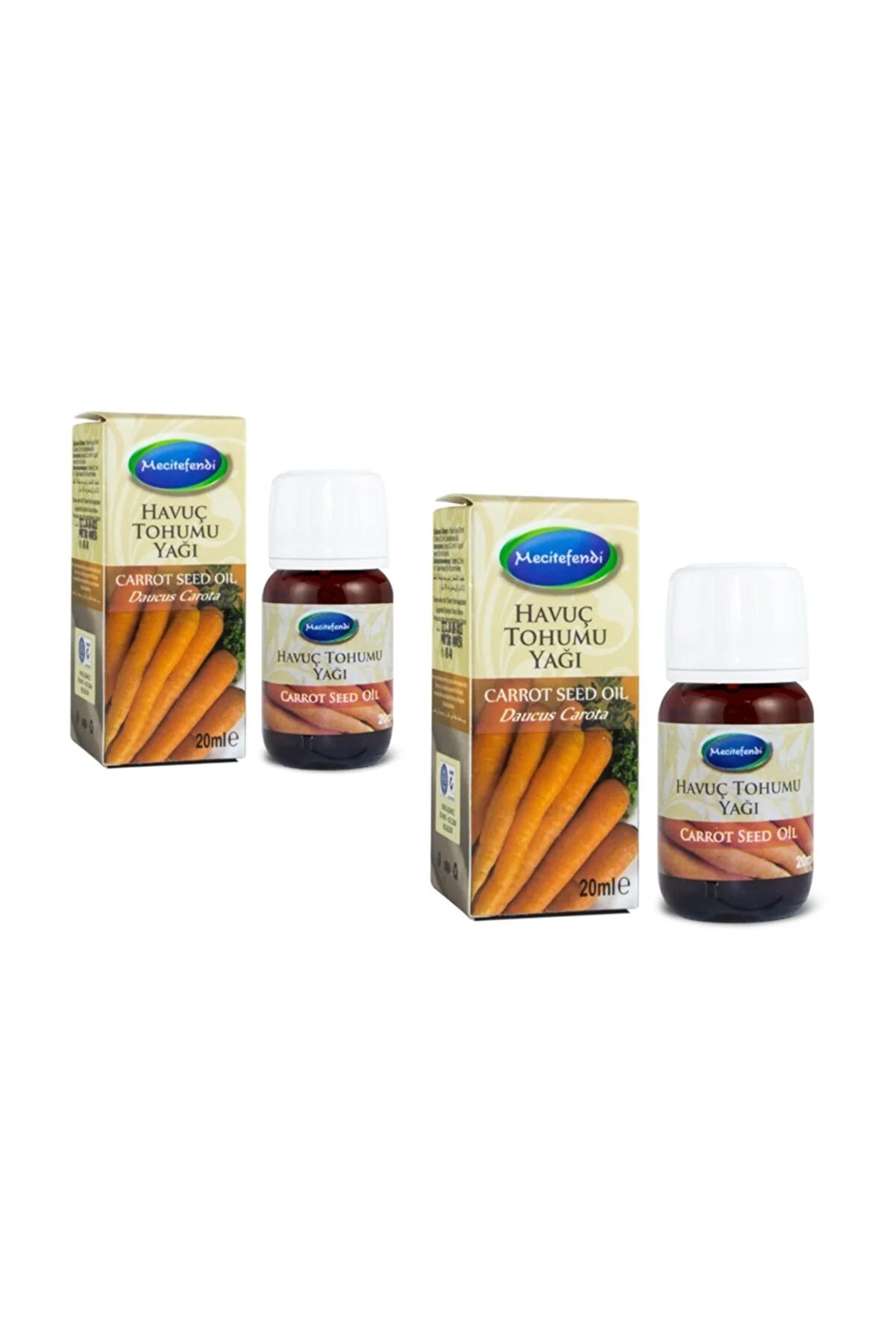 Mecitefendi 2 Adet Mecitefendi Havuç Tohumu Yağı 2x20 ml.