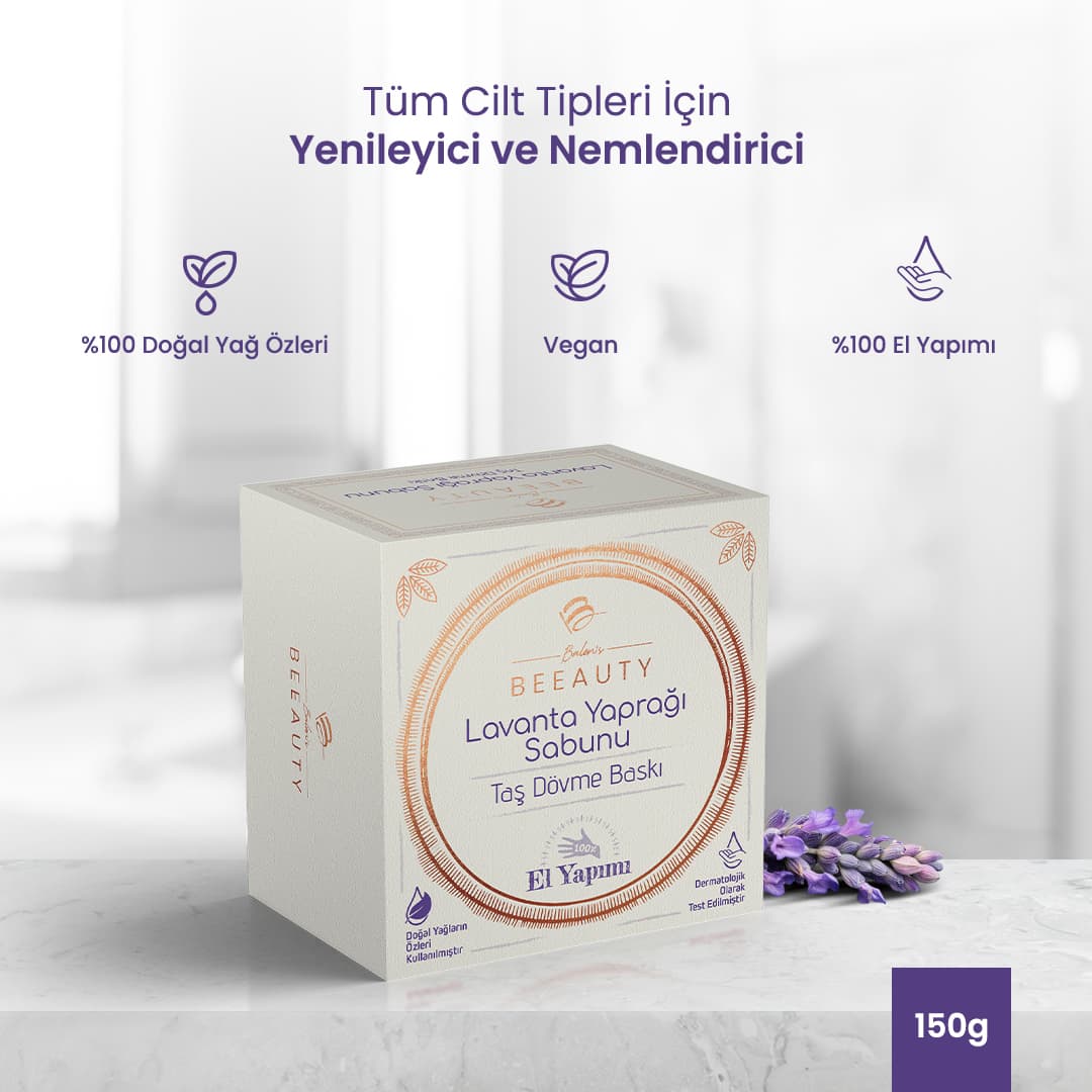 Taş Dövme Sabun Lavanta Yaprağı 150 gr