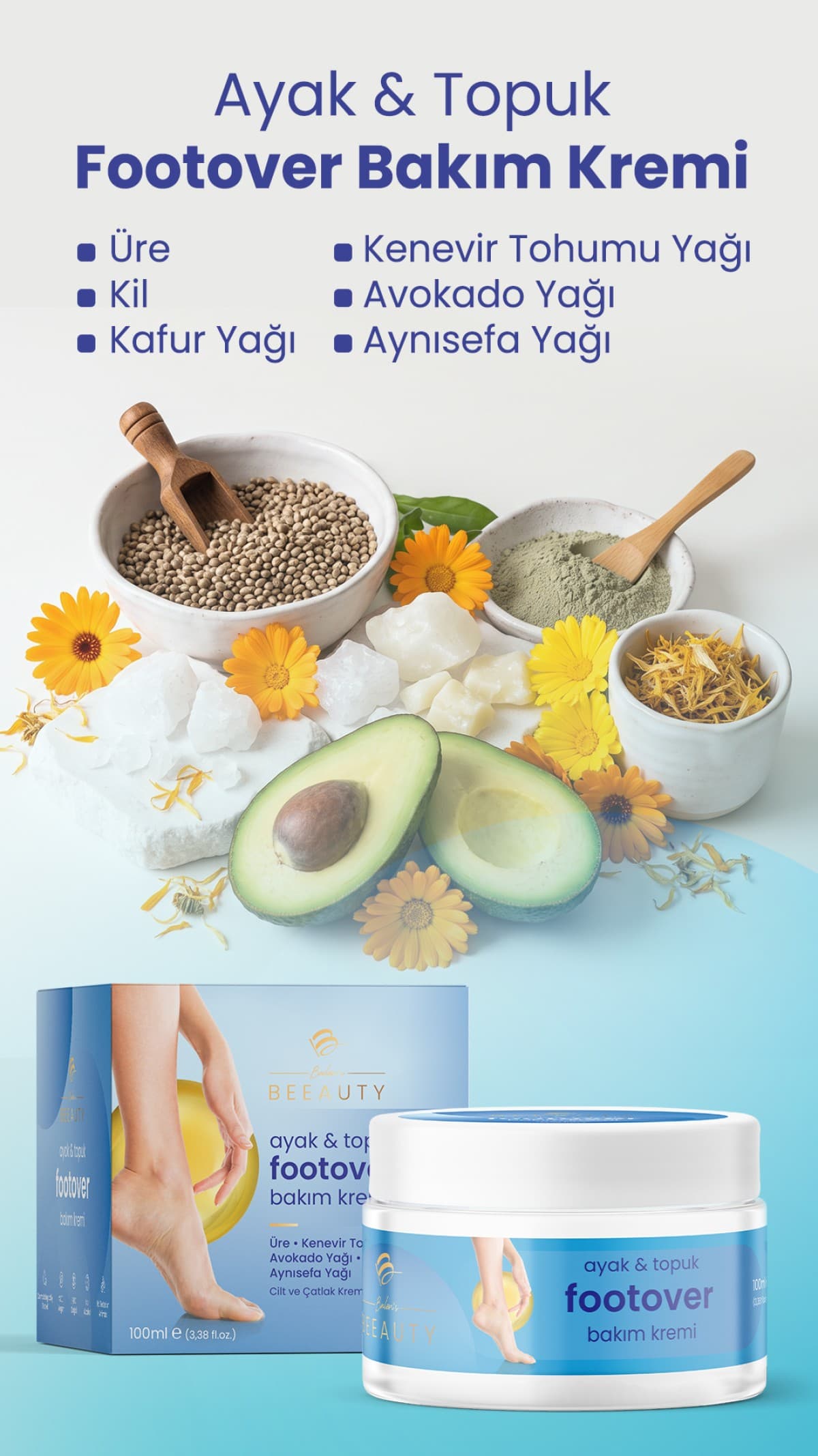 AYAK & TOPUK FOOTOVER BAKIM KREMİ 100 ML