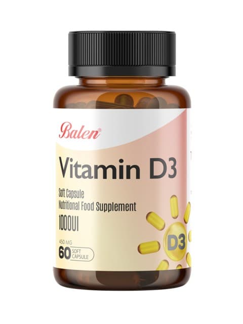 VİTAMİN D3 YUMUŞAK KAPSÜL 450 MG 60