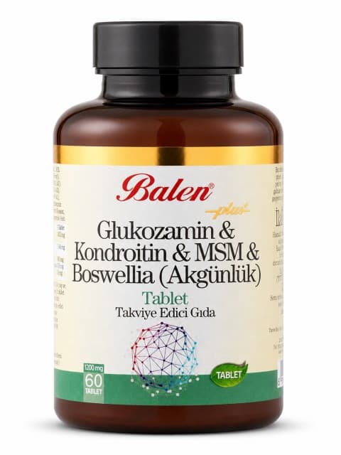 GLUKOZAMİN&KONDROİTİN&MSM&BOSWELİA TABLET 1200 MG 60