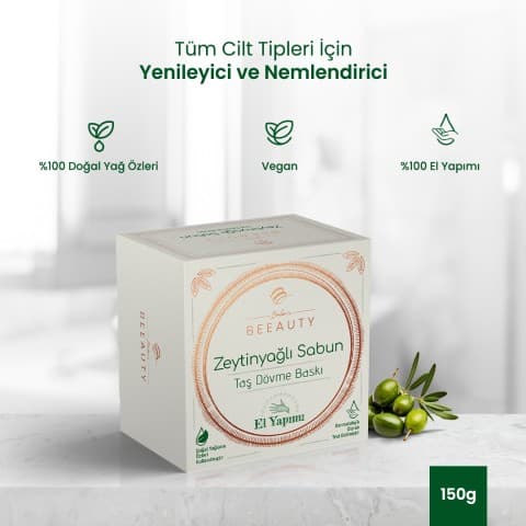 Taş Dövme Sabun Zeytinyağı 150 gr