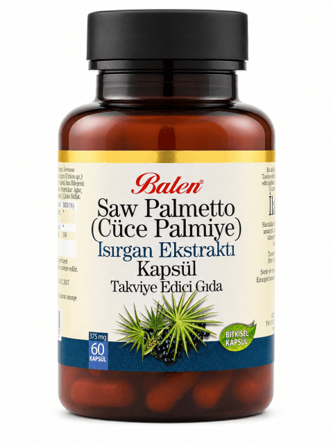 Saw Palmetto (Cüce Palmiye), Isırgan Ekstraktı Kapsül