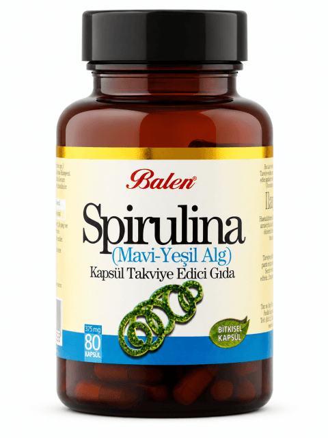 Spirulina (Mavi-Yeşil Alg) Kapsül
