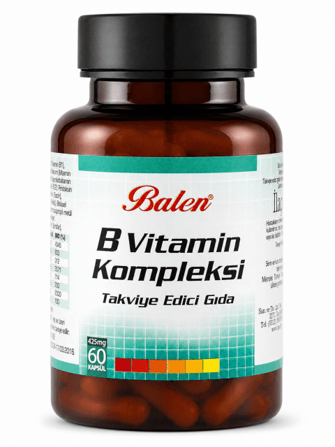 B VİTAMİN KOMPLEKSİ KAPSÜL 425 MG 60