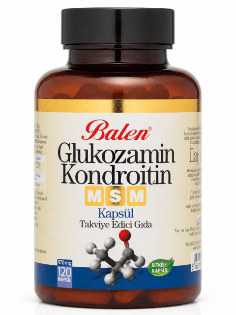 GLUKOZAMİN&KONDROİTİN&MSM KAPSÜL 970 MG 120