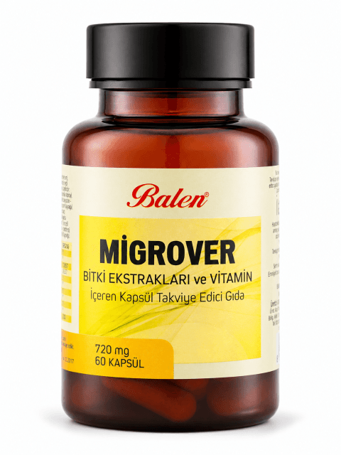 MİGROVER BİTKİ EKST. VE VİT. İÇEREN KAPSÜL 720 MG 60