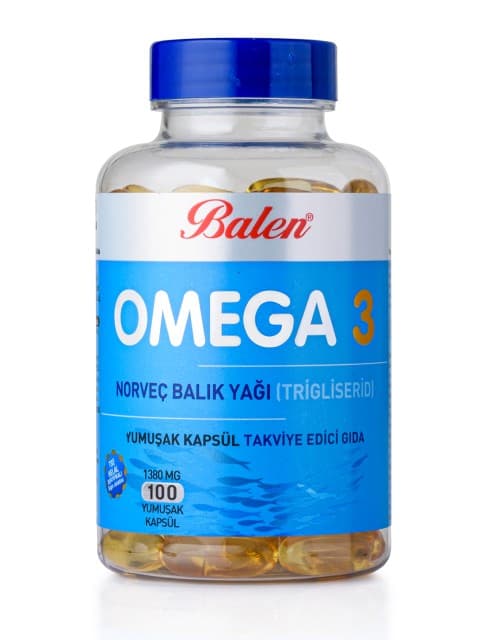OMEGA 3 NORVEÇ BALIK YAĞI (TRİGLİSERİD) YUM.KAPSÜL 1380 MG 100