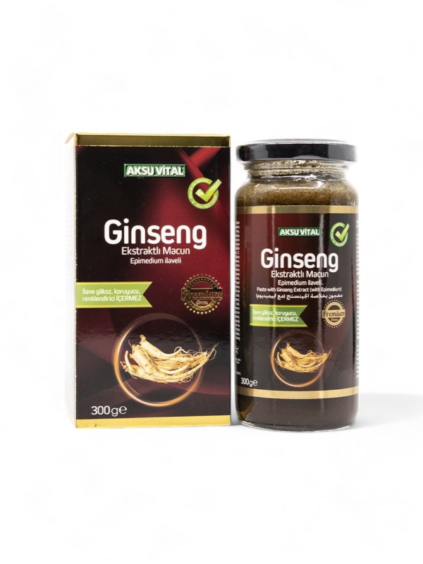 Aksuvital Ginseng Ekstraktlı Macun Epimedium İlaveli – 300 gr