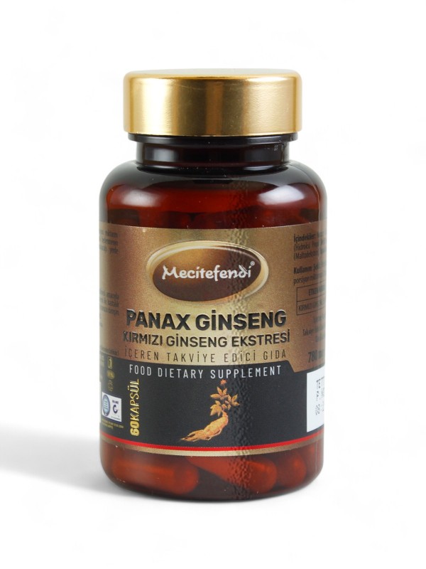 Mecitefendi Panax Ginseng Ekstraktı - 60 Kapsül (780 mg)