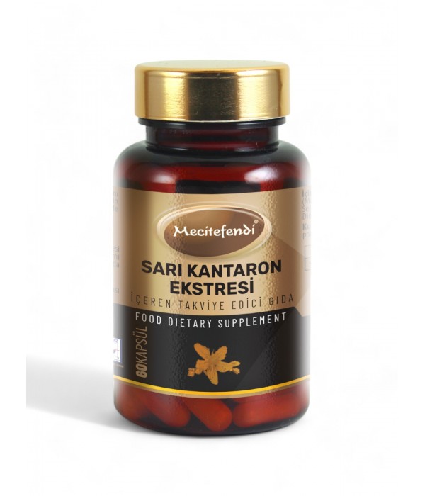 Mecitefendi Sarı Kantaron Ekstraktı Takviye Edici Gıda (620 Mg * 60 Kapsül) Mecitefendi Sarı Kantaron Ekstraktı Takviye Edici Gıda (620 Mg * 60 Kapsül)