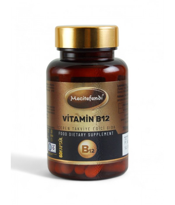 Mecitefendi Vitamin B12 İçeren Takviye Edici Gıda - 60 Kapsül (730 mg)