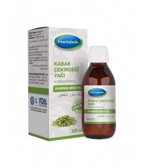 Mecitefendi Kabak Çekirdeği Yağı 100 ML Mecitefendi Kabak Çekirdeği Yağı 100 ML