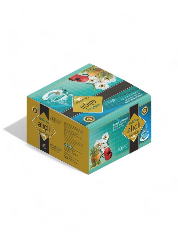 Alıçlı & Zeytin Yapraklı Karışık Bitki Çayı – 40 Süzen Poşet