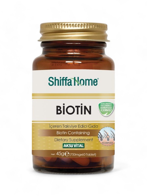 Shiffa Home Biotin Tablet 60 Tablet - 750 mg