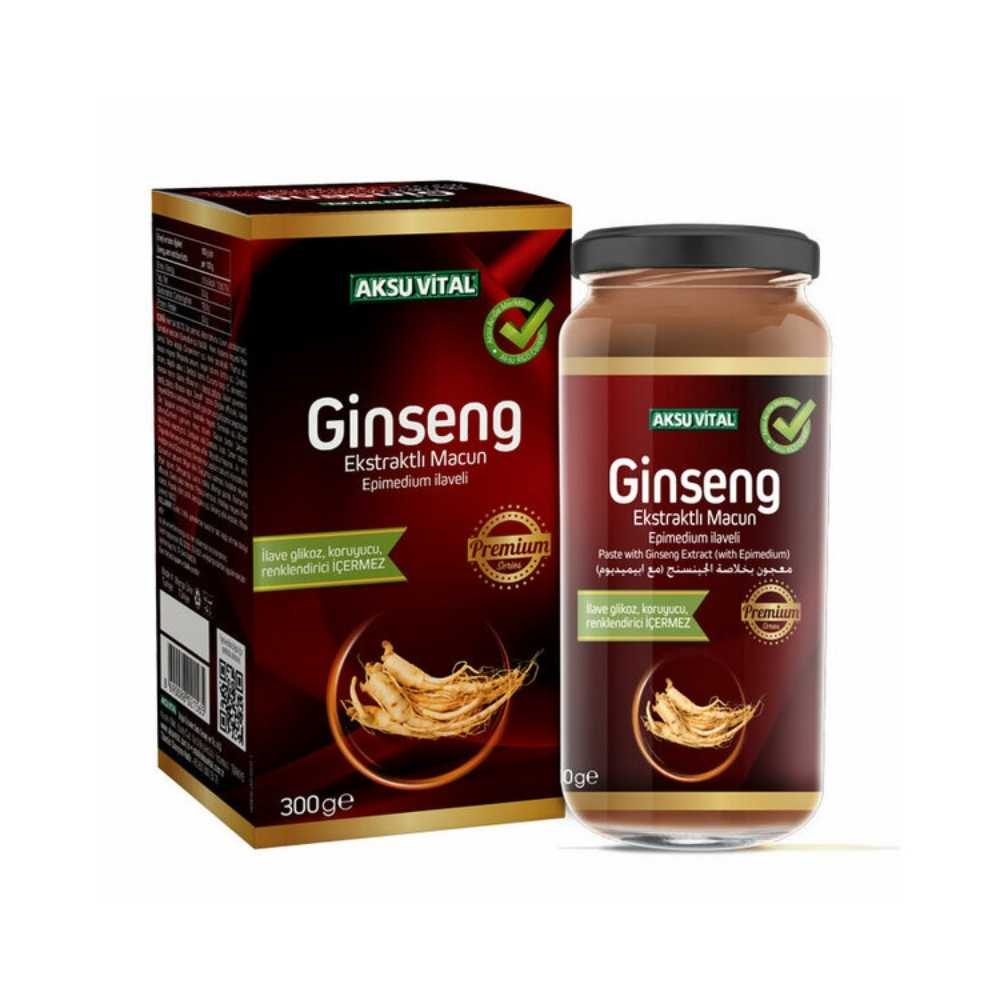 AKS GİNSENG Aksuvital Ginseng Ekstlı Macun 300 Gr - Görsel 1