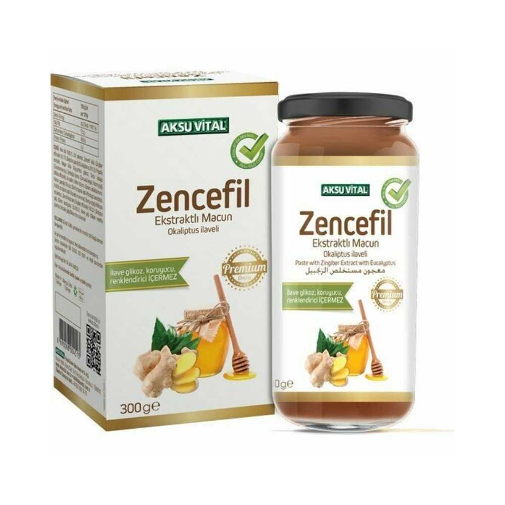 AKS ZENCEFİL Aksuvital Zencefilli Macunu 300 Gr - Görsel 1