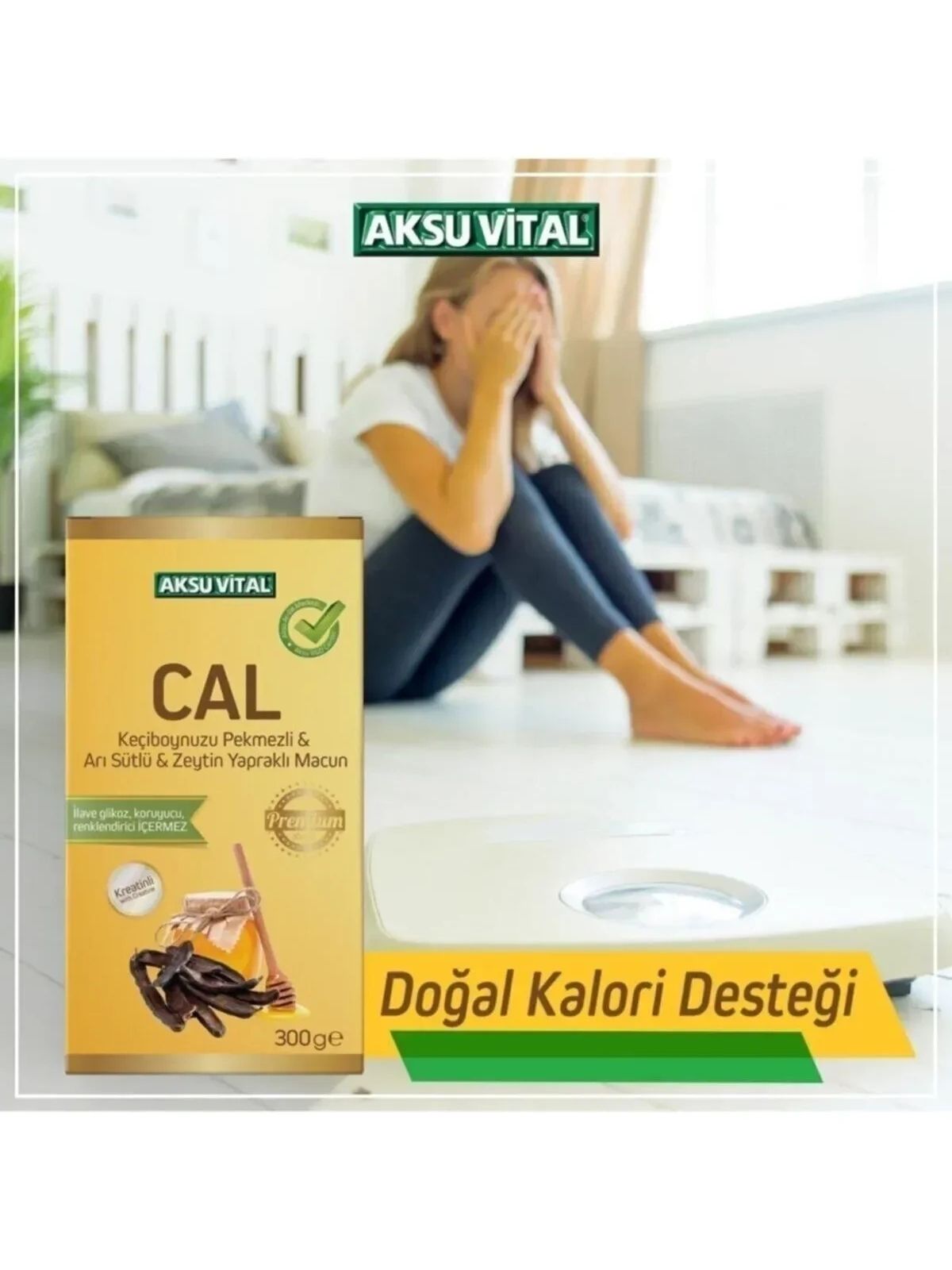 cal2 Aksuvital Cal Kreatinli Macun 300g - Görsel 2