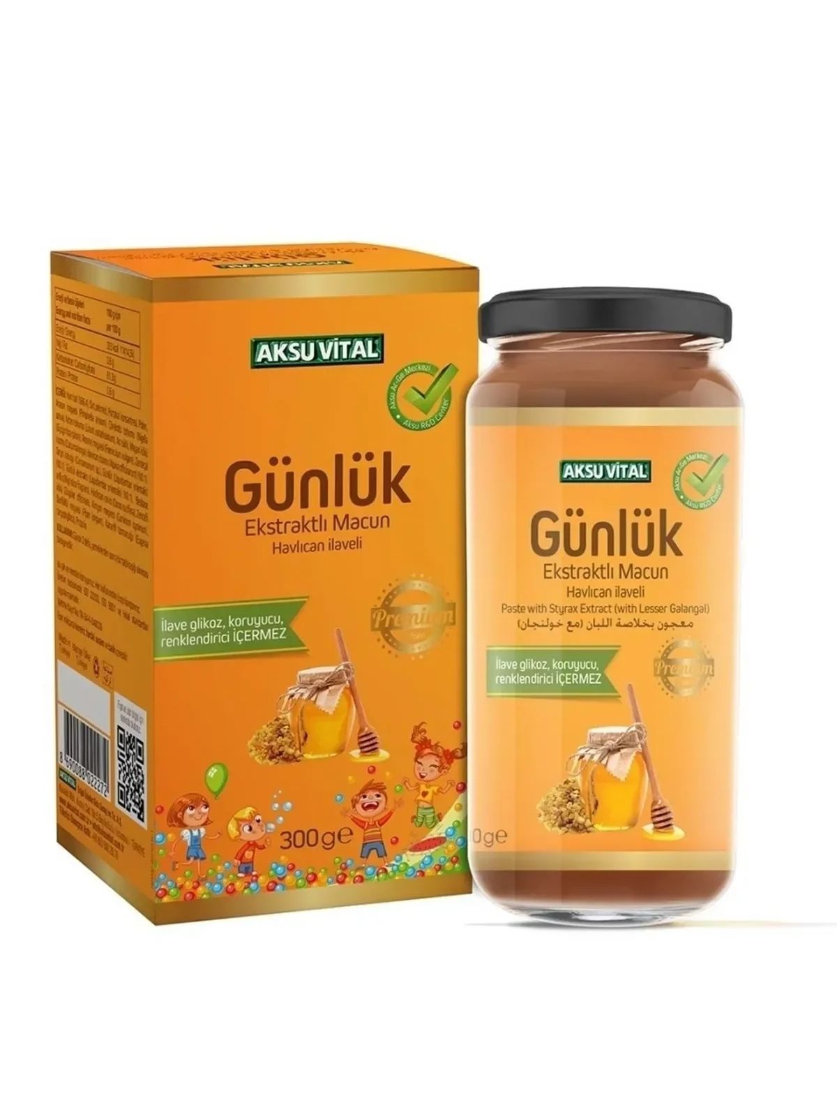 günlük Aksuvital Günlük Ekst. Çocuk Macunu 300g - Görsel 1