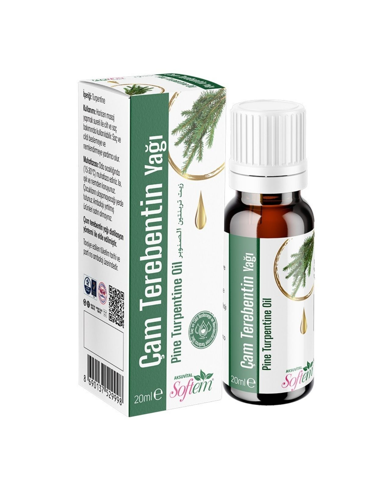 2 Softem Çam Terebentin Yağı 20 Ml - Görsel 1