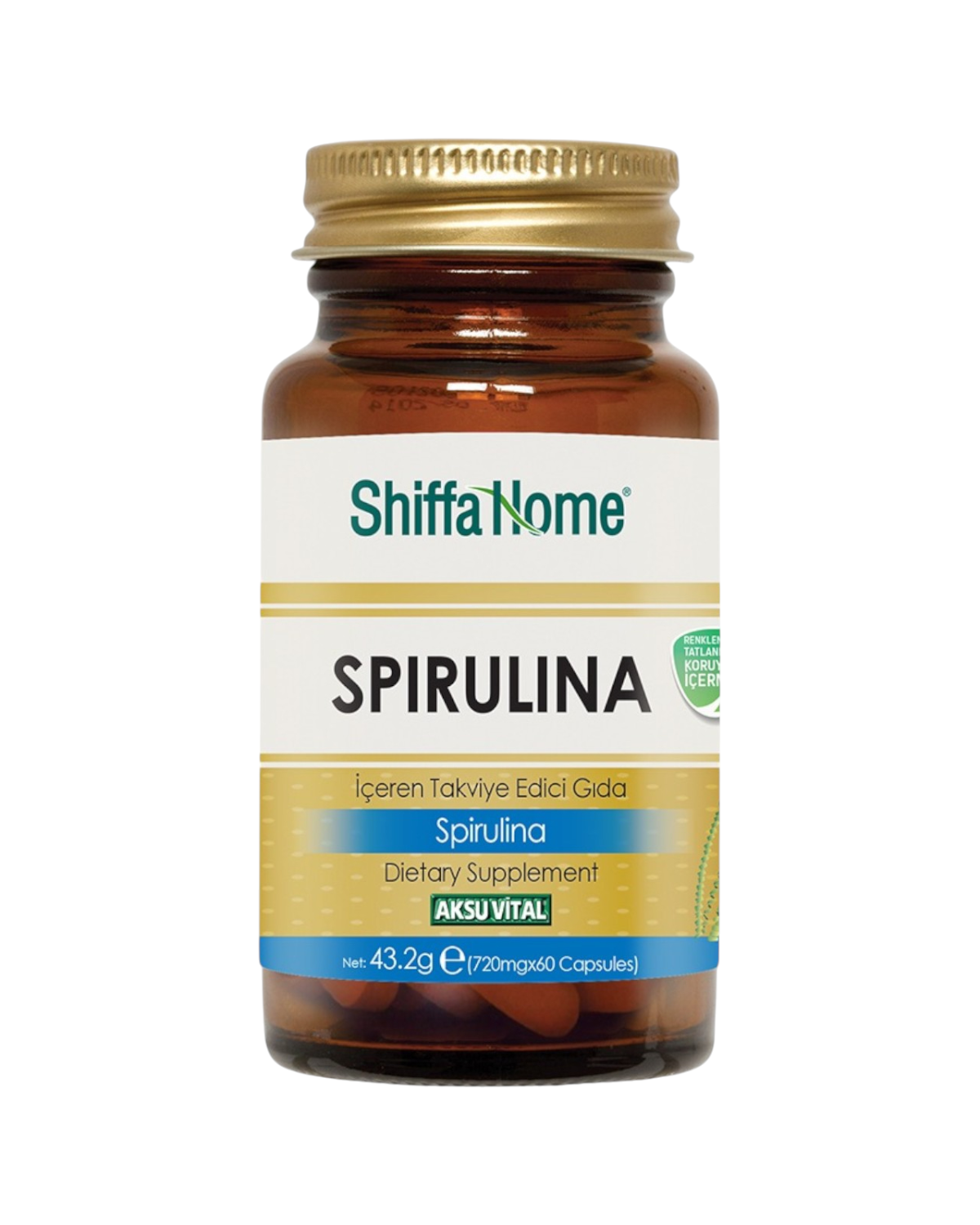 spirulina-kapsul-1692349172-Photoroom-Photoroom Shiffa Home Spirulina Kapsül (Doğal Spirulina Takviyesi) - Görsel 1