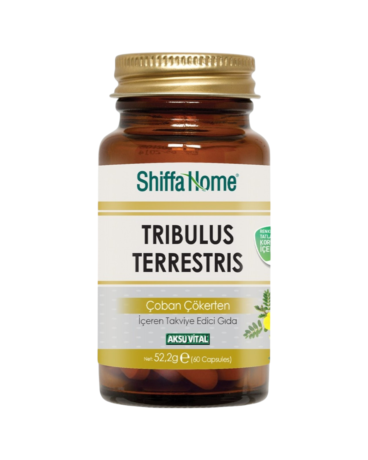 tribulus-terrestris-coban-cokerten-kapsul-1692349508-Photoroom-Photoroom Shiffa Home Tribulus Terrestris (Çoban Çökerten) Kapsül - Görsel 1